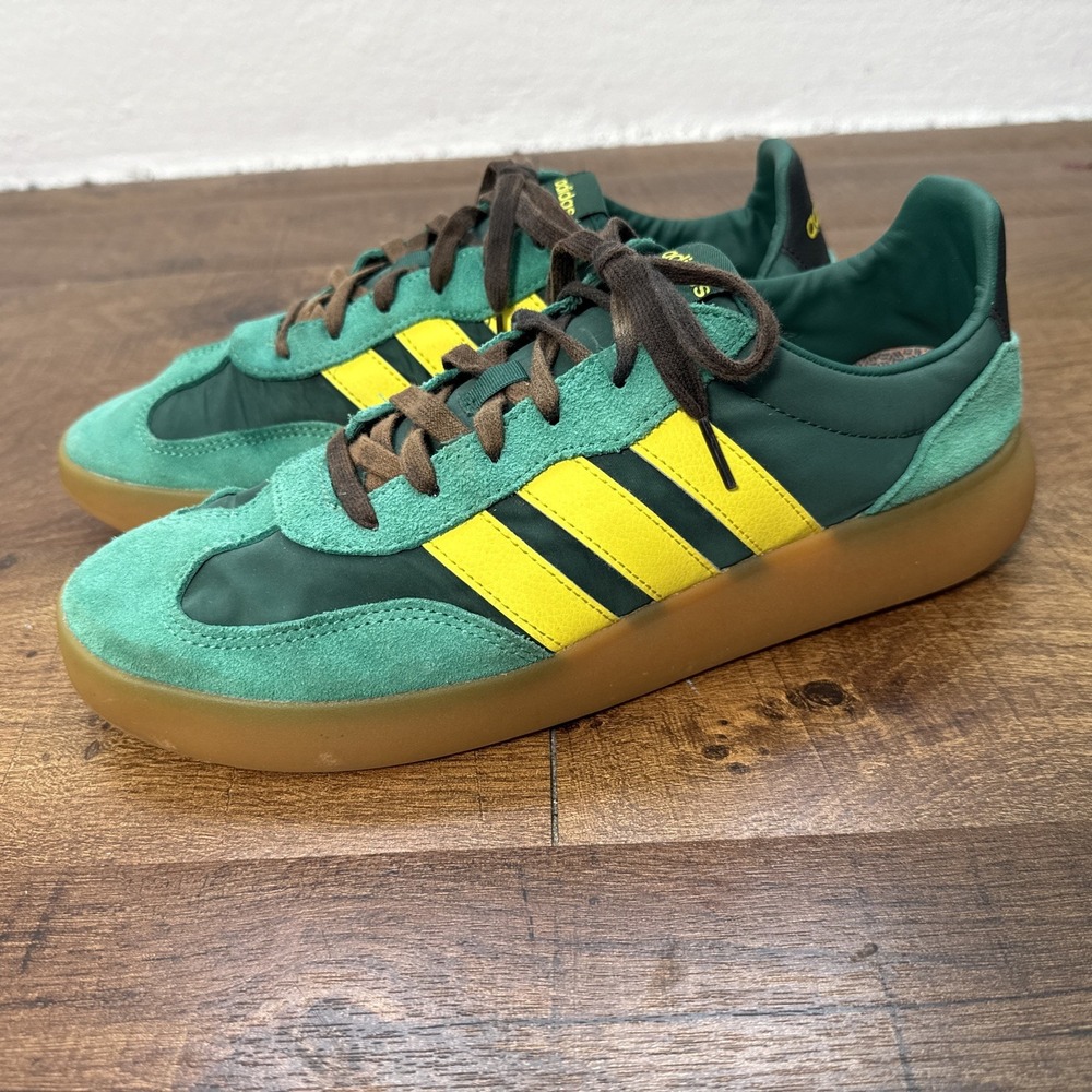 Adidas Barreda Size 10.5 Decode College Green Yellow JR1224 TEAM COUNTRY COLORS